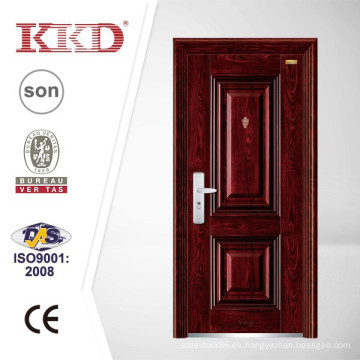 Swing barato puerta de acero KKD-340 Apartamento entrada seguridad